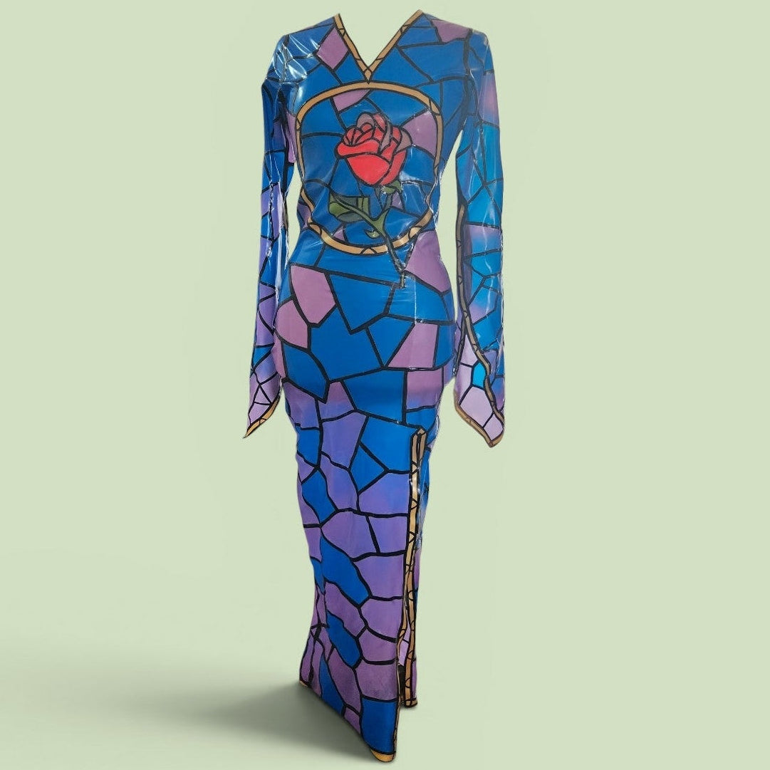Stained Glass Rose Dress