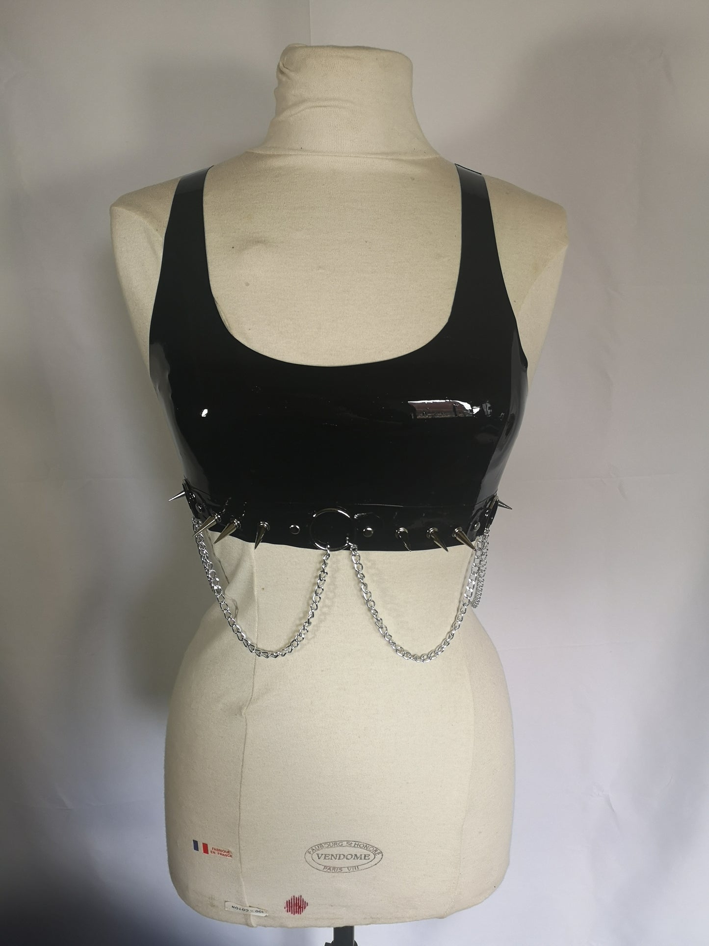 Spike and Chain Bralette