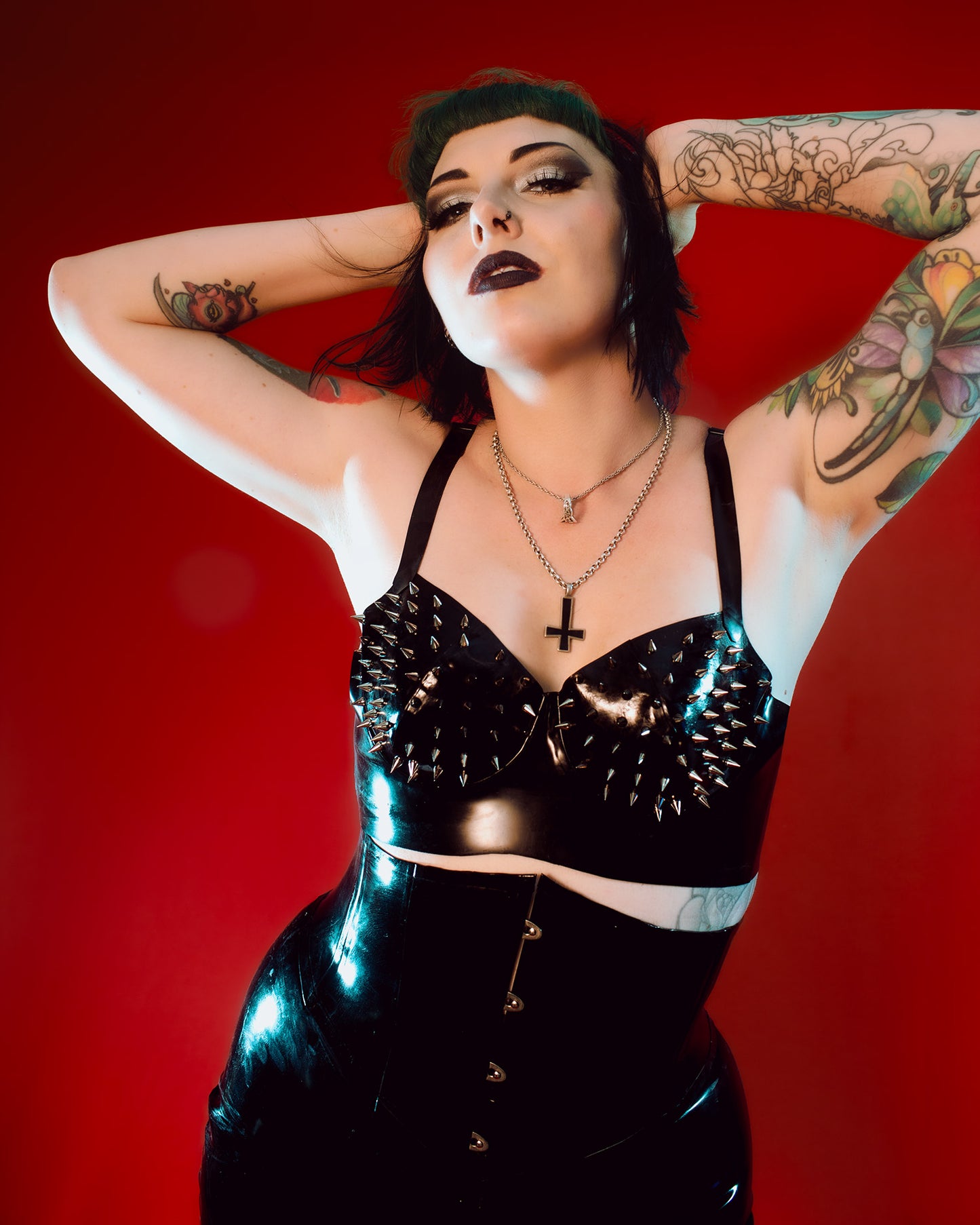 Latex Waist Cincher Corset