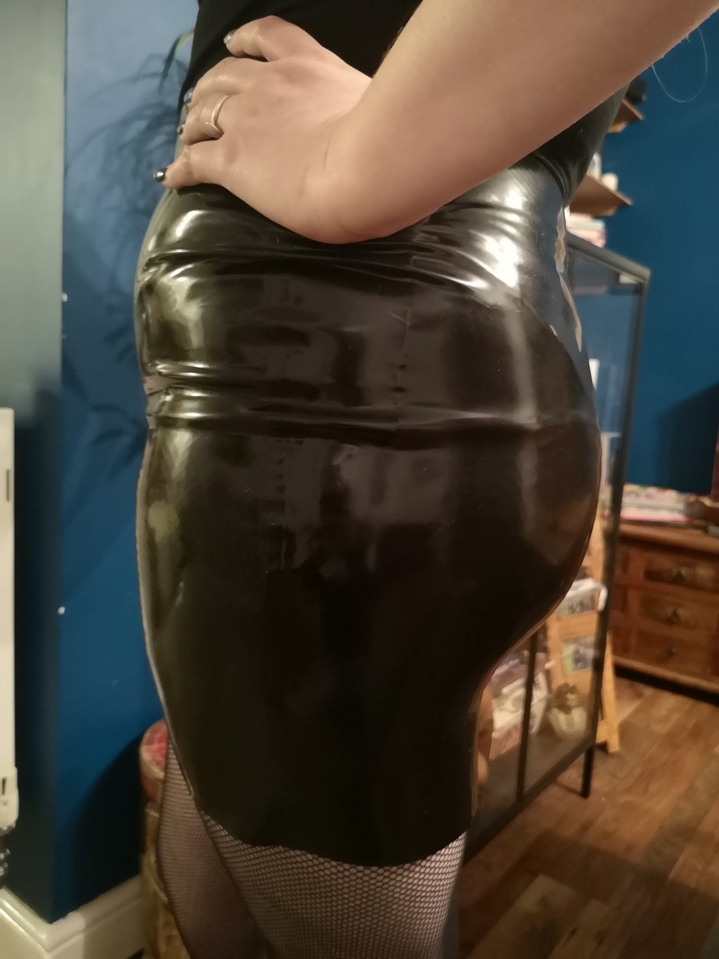 Latex Mini Skirt