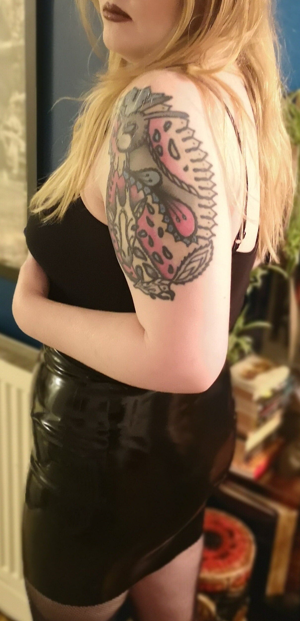 Latex Mini Skirt