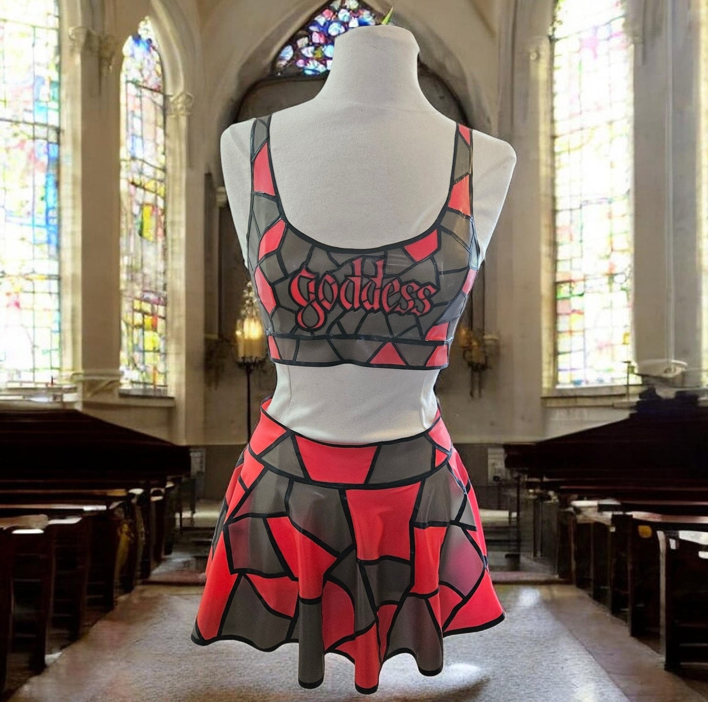 Stained Glass Skater Skirt