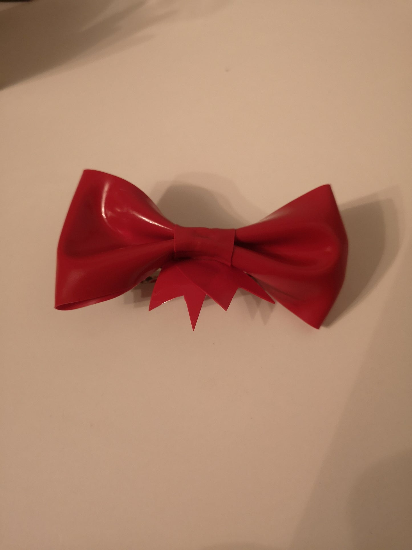 Latex Bow Metal Hair Clip