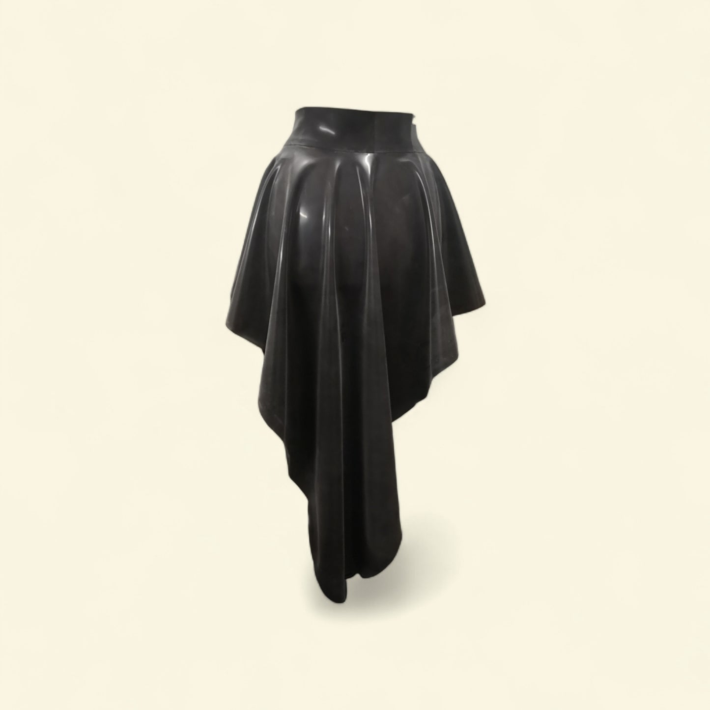 Latex High Low Skirt
