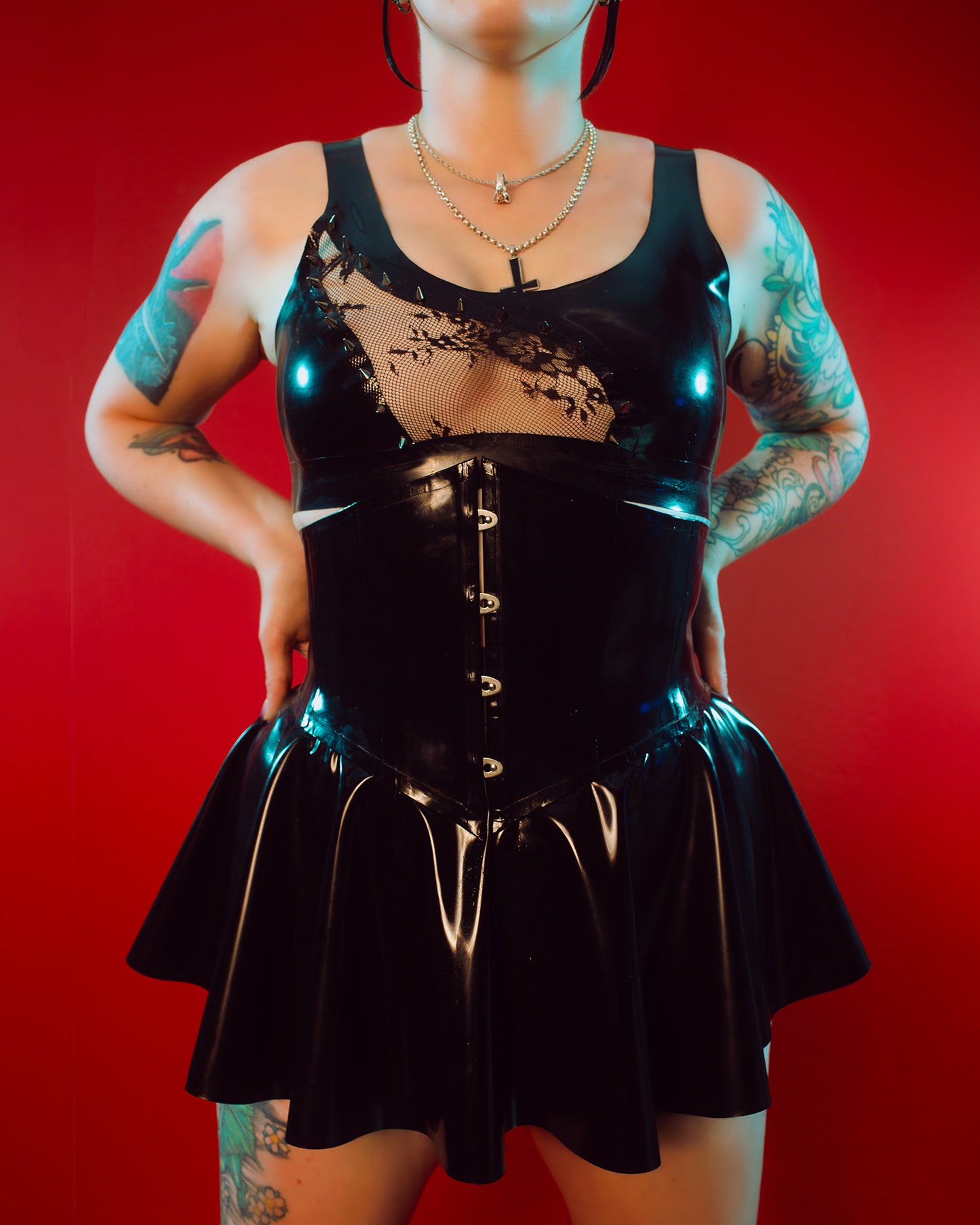 Latex Waist Cincher Corset